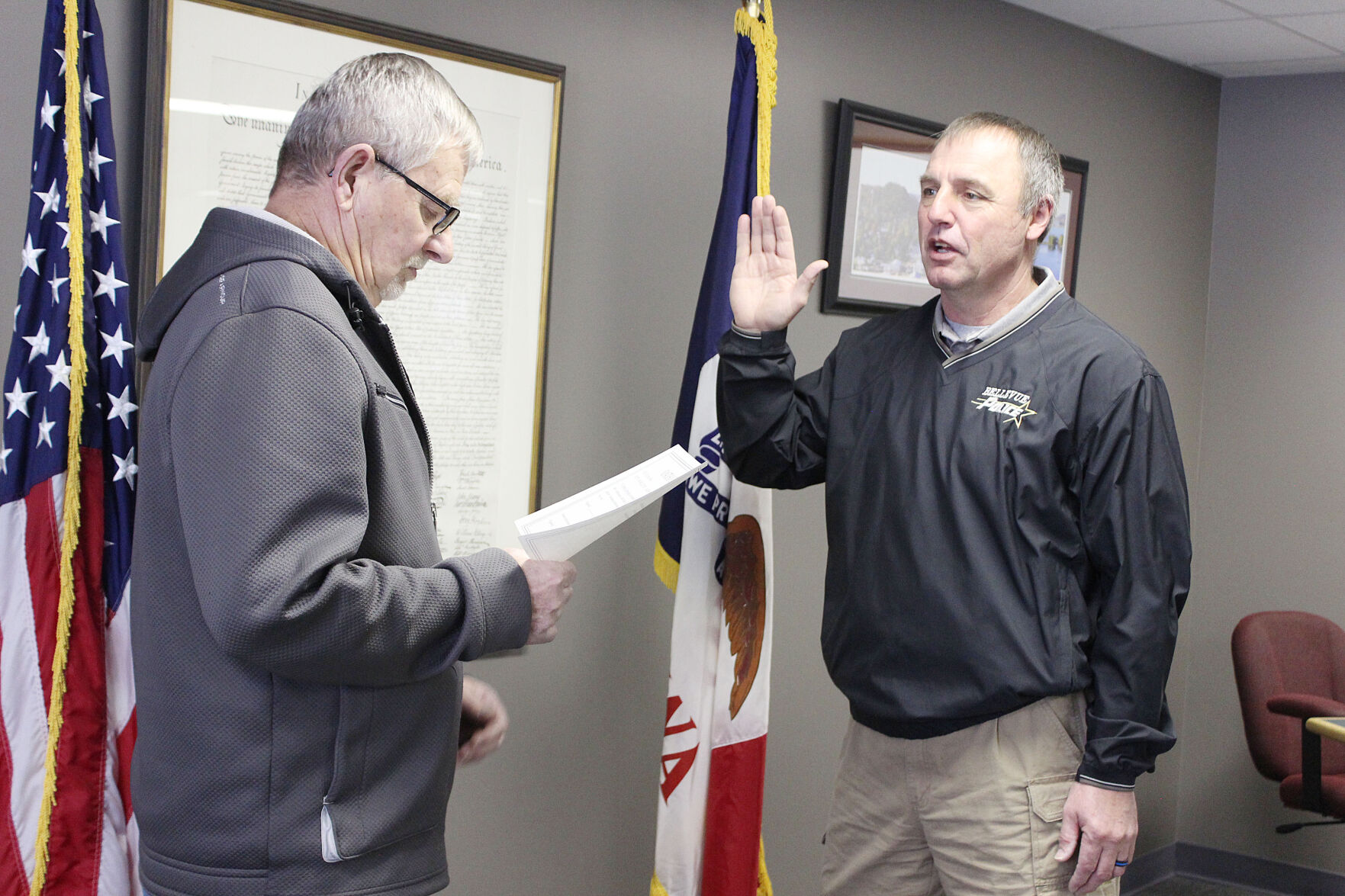 Sworn in as Police Chief